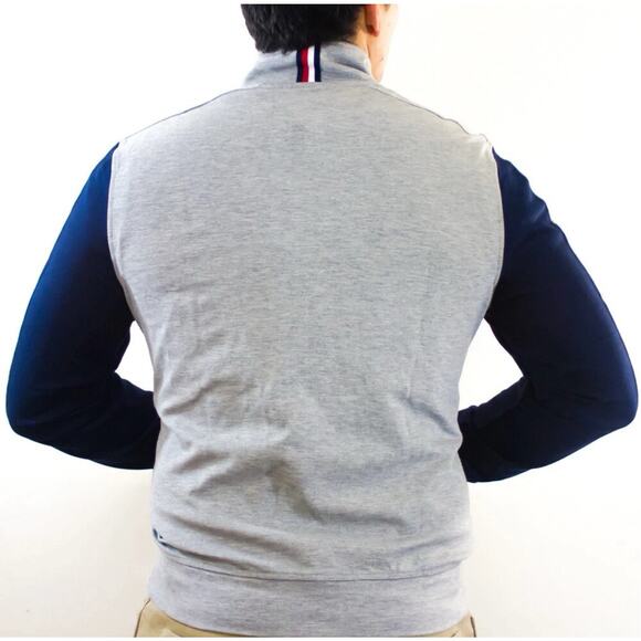 🍒NWOT Tommy Hilfiger Men's 1/2 Zip Pullover Kangaroo Pocket Large‎ Logo-Large - Picture 4 of 8